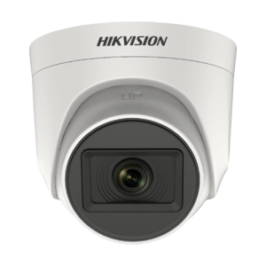 Camera Analog 5MP, lentila 2.8mm, IR 20m, AHD,TVI,CVI,CVBS, Mic - HIKVISION DS-2CE76H0T-ITPFS-2.8mm