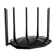 Router Wi-Fi 6, DualBand 2.4Ghz/5GHz, 300+1201Mbps, 5x6dBi, 4 porturi Gigabit - TENDA TND-RX2-PRO Router Wi-Fi 6, DualBand 2.4Ghz/5GHz, 300+1201Mbps, 5x6dBi, 4 porturi Gigabit - TENDA TND-RX2-PRO