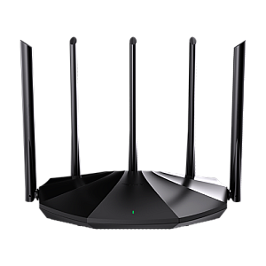 Router Wi-Fi 6, DualBand 2.4Ghz/5GHz, 300+1201Mbps, 5x6dBi, 4 porturi Gigabit - TENDA TND-RX2-PRO Router Wi-Fi 6, DualBand 2.4Ghz/5GHz, 300+1201Mbps, 5x6dBi, 4 porturi Gigabit - TENDA TND-RX2-PRO
