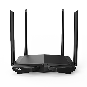 Router Wi-Fi 5, DualBand 2.4/5GHz 300+867Mbps, 4x6dBi, 4x 10/100 Mbps - TENDA TND-AC6-V50 Router Wi-Fi 5, DualBand 2.4/5GHz 300+867Mbps, 4x6dBi, 4x 10/100 Mbps - TENDA TND-AC6-V50