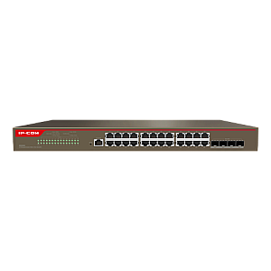 Switch 24 porturi Gigabit, 4 porturi SFP+ 10Gbps, Management - IP-COM G5328X Switch 24 porturi Gigabit, 4 porturi SFP+ 10Gbps, Management - IP-COM G5328X
