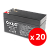 Cutie 20 acumulatori JS12-1.3 - KIJO JS12-1.3-BAX – KIJO JS12-1.3-BAX