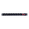 PDU 8 prize Shuko, 19, 1U, aluminiu cu protectie - ASYTECH Networking ASY-PDU-8 – ASYTECH Networking ASY-PDU-8