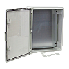 Cutie distributie IP65 din ABS gri, usa mata, placa metalica, 400x500x175 mm PP3003 – Plastim PP3003