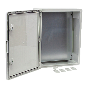 Cutie distributie IP65 din ABS gri, usa mata, placa metalica, 400x500x175 mm PP3003 Cutie distributie IP65 din ABS gri, usa mata, placa metalica, 400x500x175 mm PP3003
