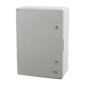 Cutie distributie IP65 din ABS gri, usa mata, placa metalica, 350x500x190 mm PP3006