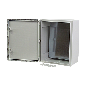 Cutie distributie IP65 din ABS gri, usa mata, placa metalica, 400x500x240 mm PP3007 Cutie distributie IP65 din ABS gri, usa mata, placa metalica, 400x500x240 mm PP3007