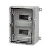 Plastim PP3112 – Cutie modulara IP65 din ABS gri, usa transparenta, 2 x 9 module, 250x350x150 mm PP3112 Cutie modulara IP65 din ABS gri, usa transparenta, 2 x 9 module, 250x350x150 mm PP3112 – Plastim PP3112