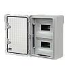 Plastim PP3112 – Cutie modulara IP65 din ABS gri, usa transparenta, 2 x 9 module, 250x350x150 mm PP3112 Cutie modulara IP65 din ABS gri, usa transparenta, 2 x 9 module, 250x350x150 mm PP3112 – Plastim PP3112