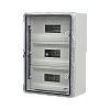 Plastim PP3116 – Cutie modulara IP65 din ABS gri, usa transparenta, 3 x 15 module, 350x500x190 mm PP3116 Cutie modulara IP65 din ABS gri, usa transparenta, 3 x 15 module, 350x500x190 mm PP3116 – Plastim PP3116