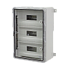 Plastim PP3116 – Cutie modulara IP65 din ABS gri, usa transparenta, 3 x 15 module, 350x500x190 mm PP3116 Cutie modulara IP65 din ABS gri, usa transparenta, 3 x 15 module, 350x500x190 mm PP3116 – Plastim PP3116