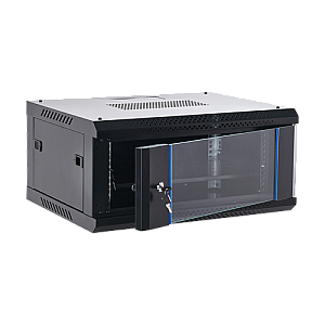 Rack perete 4U 19'' 600x450, negru, seria economica - ASYTECH Networking ASY-4U-6045WL
