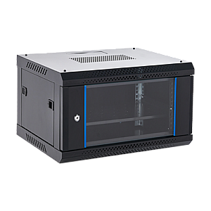 Rack perete 6U 19' 600x450, negru, seria economica - ASYTECH Networking ASY-6U-6045WL
