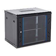 Rack perete 9U 19' 600x450, negru, seria economica - ASYTECH Networking ASY-9U-6045WL