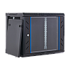 Rack perete 9U 19 600x450, negru, seria economica - ASYTECH Networking ASY-9U-6045WL – ASYTECH Networking ASY-9U-6045WL