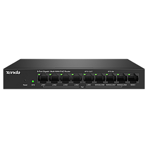 Router 8 porturi PoE+, 1 port WAN, Gigabit, Web Management - TENDA TND-G0-8G-POE