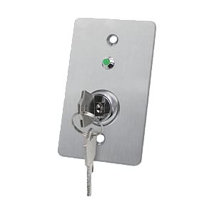 Buton de iesire cu cheie, montaj ingropat, inox, LED, NO-NC-COM, 86 x 50 mm CSK-508SLED Buton de iesire cu cheie, montaj ingropat, inox, LED, NO-NC-COM, 86 x 50 mm CSK-508SLED