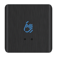 Buton de iesire Touchless ajustabil, aluminiu, negru, montaj aparent, IP66 CSB-20C30S-AL2 Buton de iesire Touchless ajustabil, aluminiu, negru, montaj aparent, IP66 CSB-20C30S-AL2