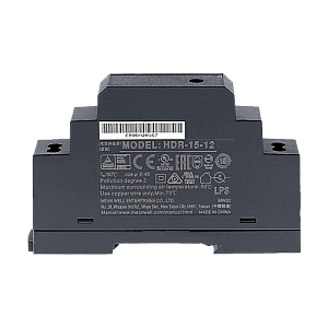 Sursa de alimentare in comutatie, 12V / 1.25A, sina DIN - MEAN WELL HDR-15-12