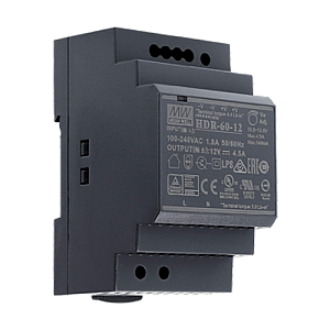 Sursa de alimentare in comutatie, 12V / 4.5A, sina DIN - MEAN WELL HDR-60-12