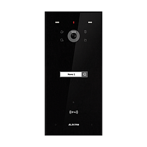 Panou exterior video Home pentru 1 Familie - SMART, G3, montaj ingropat, NEGRU - ELECTRA VPH.01F03.ELBTL