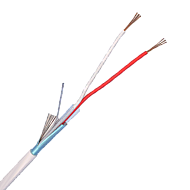 Cablu de alarma 2 fire ecranate, cupru integral, 100m 2CUEF Cablu de alarma 2 fire ecranate, cupru integral, 100m 2CUEF