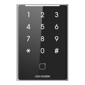 Cititor de proximitate MIFARE cu tastatura integrata, Wiegand, RS485 - HIKVISION DS-K1109DKB Cititor de proximitate MIFARE cu tastatura integrata, Wiegand, RS485 - HIKVISION DS-K1109DKB