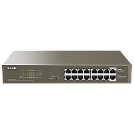 Switch 16 porturi Gigabit PoE - Tenda TND-TEG1116P-16-150W Switch 16 porturi Gigabit PoE - Tenda TND-TEG1116P-16-150W