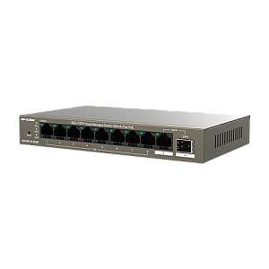 Switch 8 porturi PoE, 1 port RJ45, 1 port SFP, Gigabit, Cloud Management - IP-COM G2210P-8-102W Switch 8 porturi PoE, 1 port RJ45, 1 port SFP, Gigabit, Cloud Management - IP-COM G2210P-8-102W