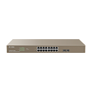 Switch 16 porturi PoE Gigabit, 2 porturi SFP Gigabit, Cloud Management - IP-COM G3318P-16-250W Switch 16 porturi PoE Gigabit, 2 porturi SFP Gigabit, Cloud Management - IP-COM G3318P-16-250W