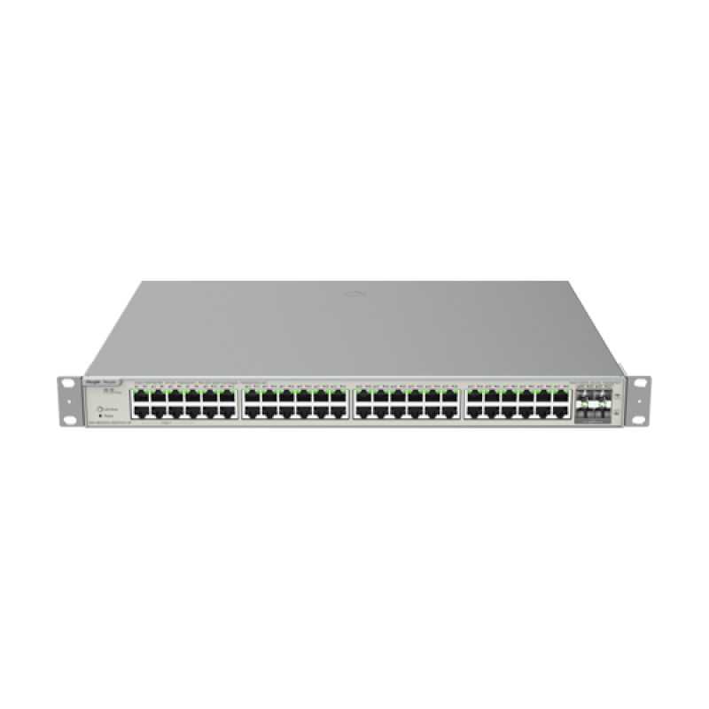 Switch 48 porturi PoE+ Gigabit, 8 porturi PoE++, 4 porturi SFP+, L3 Cloud Management - Ruijie RG-NBS5200-48GT4XS-UP – Ruijie Networks RG-NBS5200-48GT4XS-UP