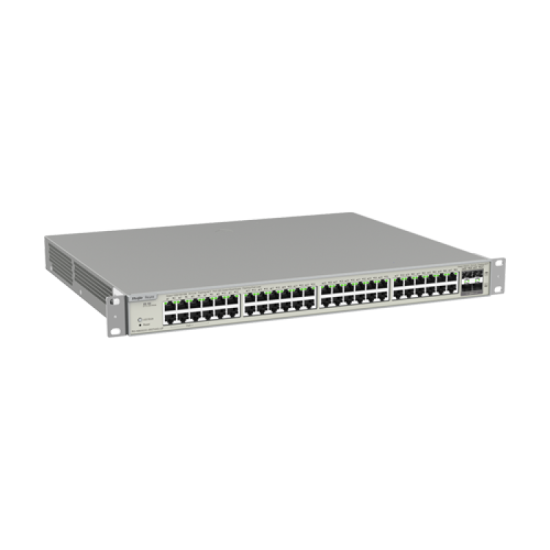 Switch 48 porturi PoE+ Gigabit, 8 porturi PoE++, 4 porturi SFP+, L3 Cloud Management - Ruijie RG-NBS5200-48GT4XS-UP – Ruijie Networks RG-NBS5200-48GT4XS-UP
