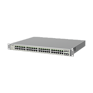 Switch 48 porturi PoE+ Gigabit, 8 porturi PoE++, 4 porturi SFP+, L3 Cloud Management - Ruijie RG-NBS5200-48GT4XS-UP