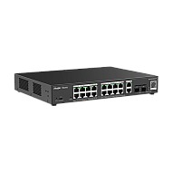 Switch 16 porturi PoE+, 2 porturi GE, 2 porturi SFP, Gigabit, Cloud Management - Ruijie RG-ES220GS-P Switch 16 porturi PoE+, 2 porturi GE, 2 porturi SFP, Gigabit, Cloud Management - Ruijie RG-ES220GS-P
