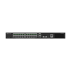 Switch 24 porturi PoE, 2 porturi GE, 2 porturi SFP, Gigabit, Cloud Management - Ruijie RG-ES228GS-P Switch 24 porturi PoE, 2 porturi GE, 2 porturi SFP, Gigabit, Cloud Management - Ruijie RG-ES228GS-P