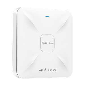 Access Point Wireless AX3000 Dual-Band, Wi-Fi 6, 1x RJ45 2.5G, 1x RJ45 1G, PoE IN, Cloud Management - Ruijie RG-RAP2260