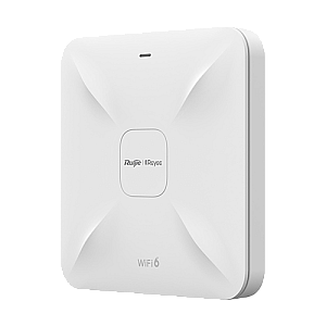 Access Point Wireless AX1800 Dual-Band, Wi-Fi 6, 2x RJ45 Gigabit, PoE IN, Cloud Management - Ruijie RG-RAP2260(G)