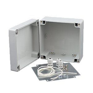 Doza exterior cu placa metalica montaj echipamente AWO603