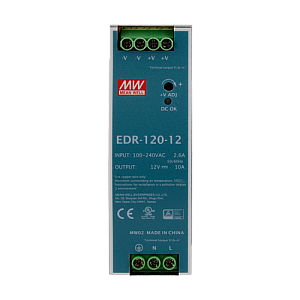 Sursa de alimentare in comutatie, 12V / 10A, sina DIN - MEAN WELL EDR-120-12