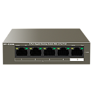 Switch 4 porturi Gigabit PoE, 1 port RJ45 Gigabit - IP-COM G1105P-4-63W