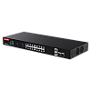 Switch 16 porturi Gigabit PoE, 2 x RJ45 Gigabit Uplink, 2 x SFP Gigabit, 1U - IP-COM G1120P-16-250W – IP-COM G1120P-16-250W