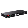 Switch 16 porturi Gigabit PoE, 2 x RJ45 Gigabit Uplink, 2 x SFP Gigabit, 1U - IP-COM G1120P-16-250W – IP-COM G1120P-16-250W