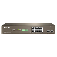Switch 8 x RJ45 Gigabit, 2 x SFP Gigabit Uplink, Cloud Management - IP-COM G3310F Switch 8 x RJ45 Gigabit, 2 x SFP Gigabit Uplink, Cloud Management - IP-COM G3310F