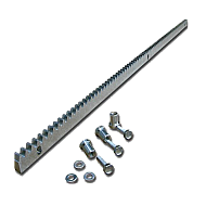 Cremaliera metalica zincata 30x12 mm - lungime 1M CRM4
