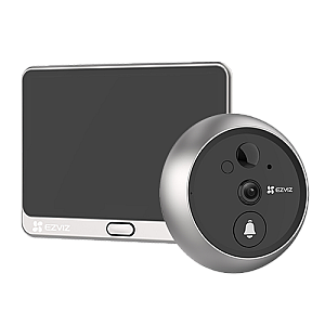 Vizor electronic 2K, IR 5m, Ecran tactil 4.3'', audio bidirectional, Wi-Fi - EZVIZ CS-DP2-2K