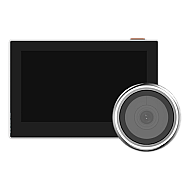 Vizor electronic smart, Wi-Fi, FullHD 1080P, monitor 4.3 inch, acumulator 2200mAh - EZVIZ CS-HP2-2MP