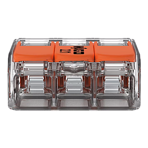 Conector derivatie 3 fire, max. 4 mm² (50 buc.) - WAGO 221-413 Conector derivatie 3 fire, max. 4 mm² (50 buc.) - WAGO 221-413