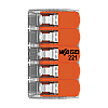 Conector derivatie 5 fire, max. 6 mm² (15 buc.) - WAGO 221-615 – WAGO 221-615