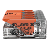 Conector derivatie 5 fire, max. 6 mm² (15 buc.) - WAGO 221-615 – WAGO 221-615