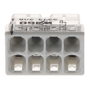 Conector compact de imbinare, 8 fire, max. 2.5 mm² (50 buc.) - WAGO 2273-208 Conector compact de imbinare, 8 fire, max. 2.5 mm² (50 buc.) - WAGO 2273-208